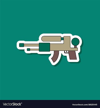 Paper sticker on stylish background kids toy vector image