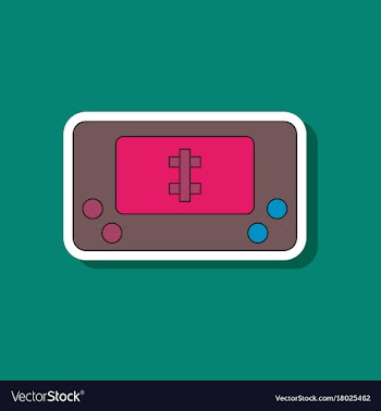 Paper sticker on stylish background kids toy vector image