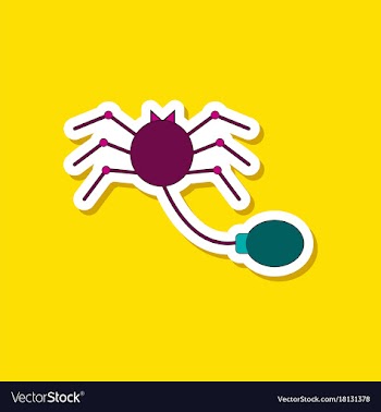 Paper sticker on stylish background kids toy vector image