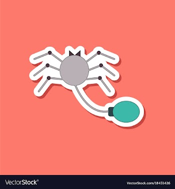 Paper sticker on stylish background kids toy vector image