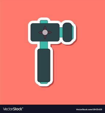 Paper sticker on stylish background kids toy vector image