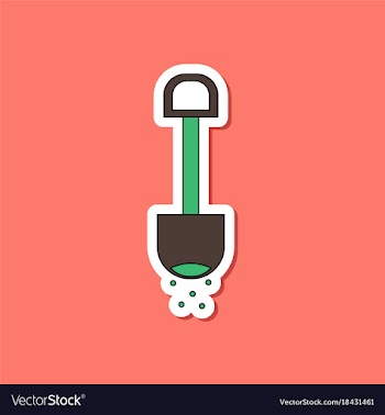 Paper sticker on stylish background kids toy vector image