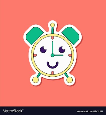 Paper sticker on stylish background kids toy vector image