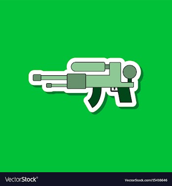 Paper sticker on stylish background kids toy water vector image