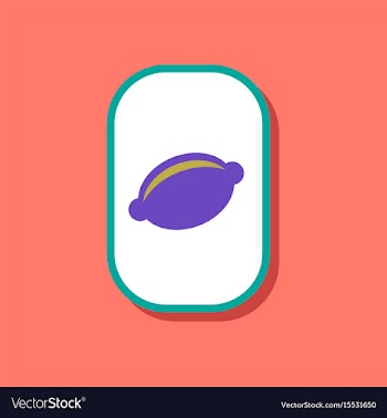 Paper sticker on stylish background lemon vector image