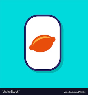 Paper sticker on stylish background lemon vector image