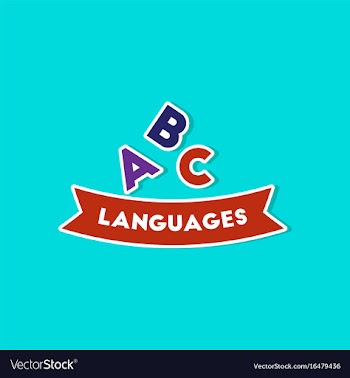 Paper sticker on stylish background letters vector image
