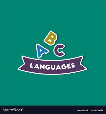 Paper sticker on stylish background letters vector image