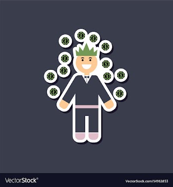 Paper sticker on stylish background man player vector image