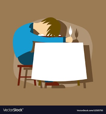 Paper sticker on stylish background man sleeping vector image
