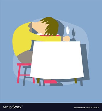 Paper sticker on stylish background man sleeping vector image