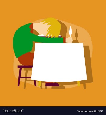 Paper sticker on stylish background man sleeping vector image