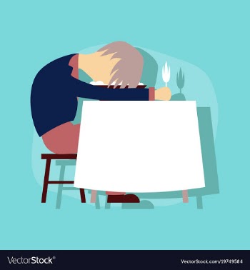 Paper sticker on stylish background man sleeping vector image