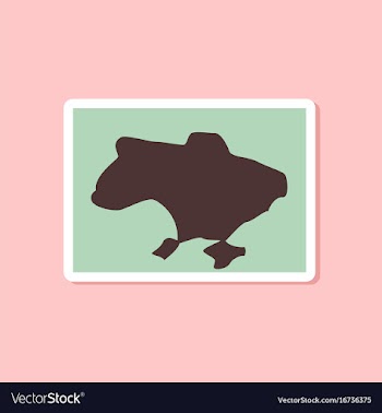 Paper sticker on stylish background map of ukraine vector image