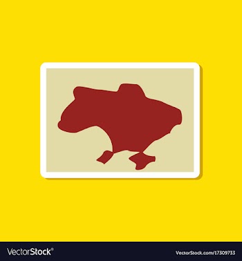 Paper sticker on stylish background map of ukraine vector image