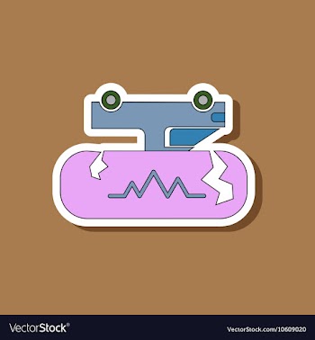 Paper sticker on stylish background natural vector image