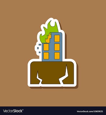 Paper sticker on stylish background natural vector image