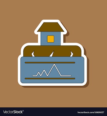 Paper sticker on stylish background natural vector image