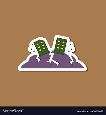 Paper sticker on stylish background natural vector image