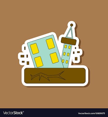 Paper sticker on stylish background natural vector image