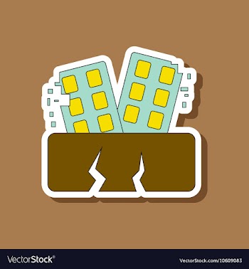 Paper sticker on stylish background natural vector image
