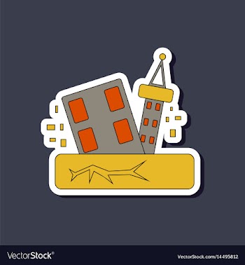 Paper sticker on stylish background natural vector image