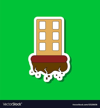 Paper sticker on stylish background natural vector image