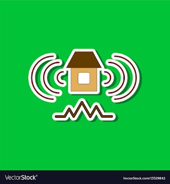 Paper sticker on stylish background natural vector image