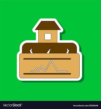 Paper sticker on stylish background natural vector image