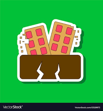 Paper sticker on stylish background natural vector image