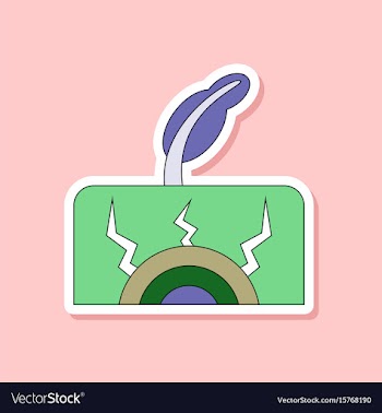 Paper sticker on stylish background natural vector image