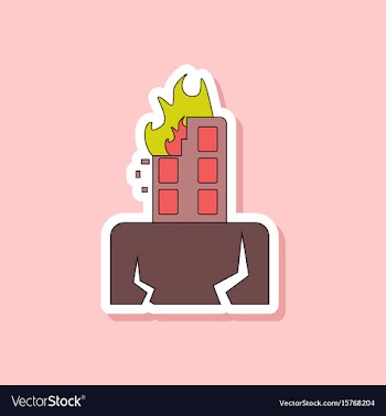 Paper sticker on stylish background natural vector image