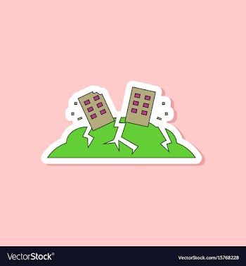 Paper sticker on stylish background natural vector image