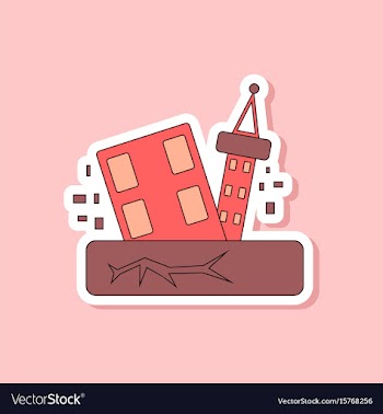 Paper sticker on stylish background natural vector image