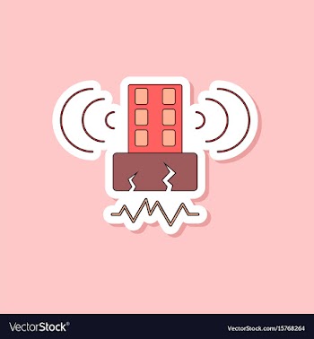 Paper sticker on stylish background natural vector image