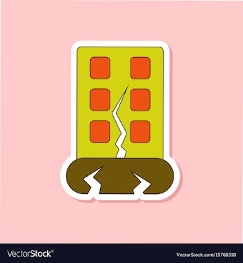 Paper sticker on stylish background natural vector image