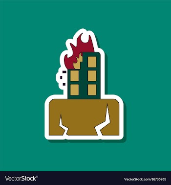 Paper sticker on stylish background natural vector image