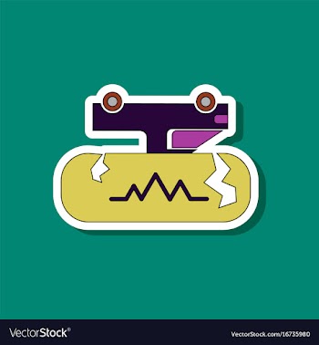 Paper sticker on stylish background natural vector image