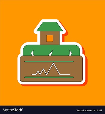 Paper sticker on stylish background natural vector image