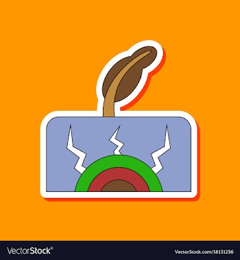 Paper sticker on stylish background natural vector image