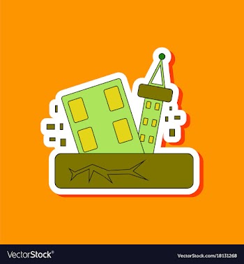 Paper sticker on stylish background natural vector image