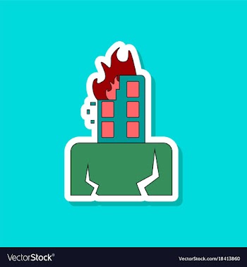 Paper sticker on stylish background natural vector image