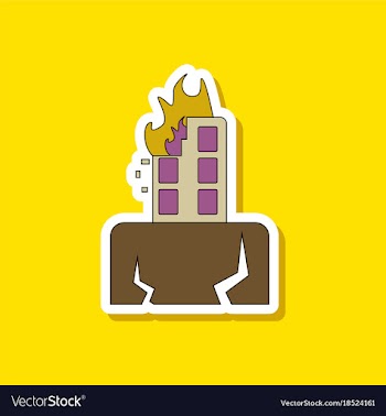 Paper sticker on stylish background natural vector image