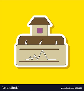Paper sticker on stylish background natural vector image