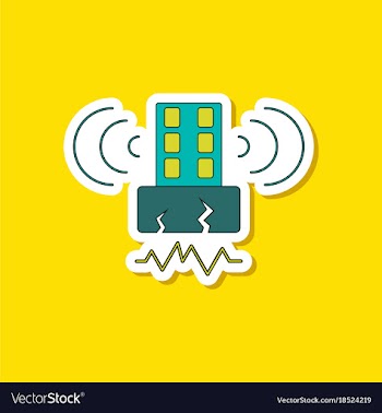 Paper sticker on stylish background natural vector image