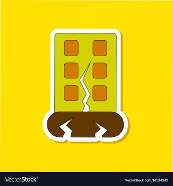Paper sticker on stylish background natural vector image