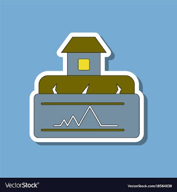 Paper sticker on stylish background natural vector image