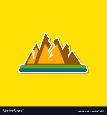 Paper sticker on stylish background of cracks vector image