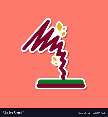 Paper sticker on stylish background of disaster vector image