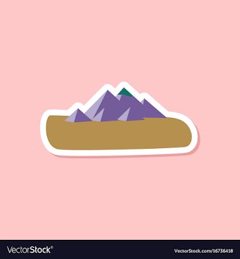 Paper sticker on stylish background of egyptian vector image